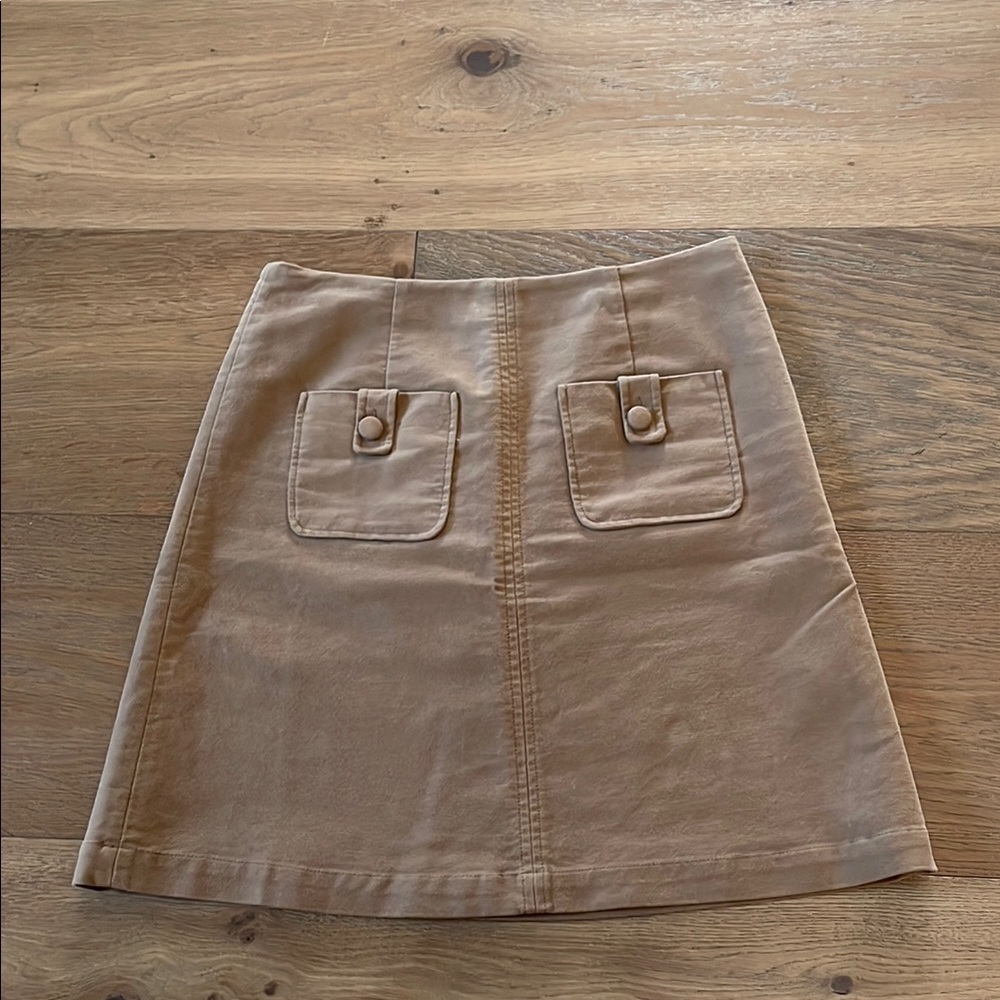 Boden Cambridge Skirt Cotton W/ Pockets Size 4R